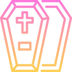 Obraz premium Coffin Icon