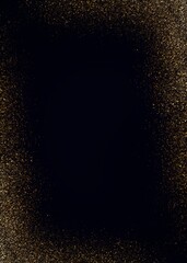 Obraz premium Sparkle Light Effect, Gold Luxury Glitter Star Light Sparkling Light Effect Border
