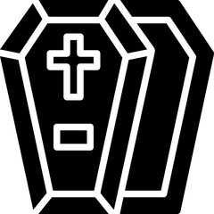 Obraz premium Coffin Icon