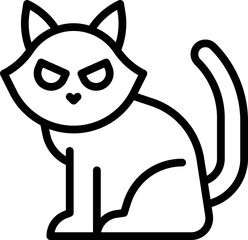 Black Cat Icon