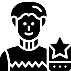 influencer solid icon