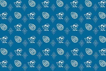 Dark blue and white fabric, background image.