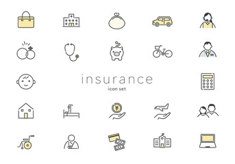 保険　アイコンセット
