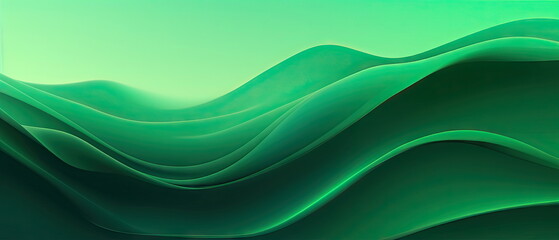 Obraz premium wallpaper background of gradiant green