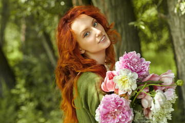 Naklejka premium fantasy novel heroine