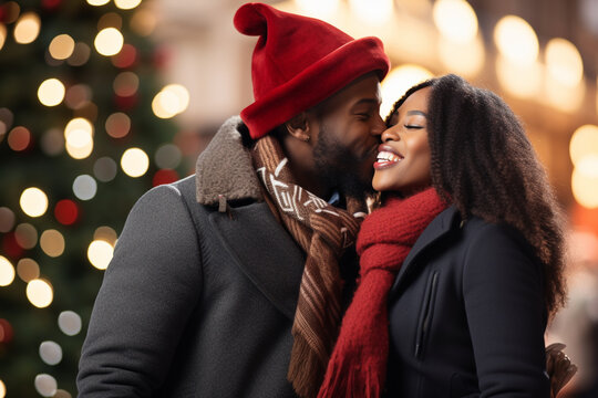 Black Couple Christmas Images – Browse 28,633 Stock Photos, Vectors, and  Video