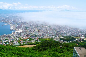 View from Observatory of Mount Hakodate And Ropeway