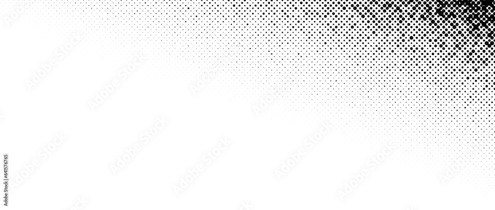 Poster corner halftone texture. dotted gradient pattern background. abstract faded pop art wallpaper. vanis