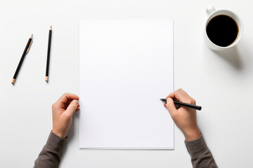 person holding paper