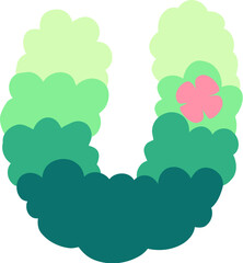 Bush Alphabet Letter U