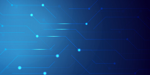 Background Innovative Vector Illustration of Circuit Board Texture and Communication Technology