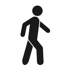 Walk vector icon sport symbol for graphic design, logo, web site, social media, mobile app, ui illustration