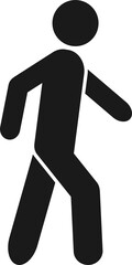 Walk  icon sport symbol for graphic design, logo, web site, social media, mobile app, ui illustration