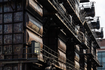 An abandoned factory 