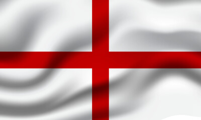 England flag 3d waving banner  background - obrazy, fototapety, plakaty