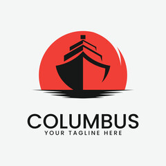 columbus logo vector illustration design