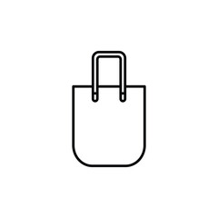 Shopping bag icon vector illustration