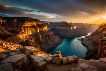Fotobehang grand canyon sunrise © Urban