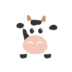 Baby Milk Cow Peeking