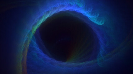 3D rendering abstract technology fractal background