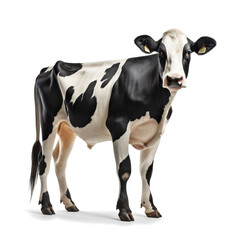 A cow on a transparent background alternates decorating projects related to agriculture and farm animals.
