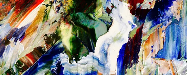 Colorful abstract background wallpaper. Modern motif visual art. Mixtures of oil paint. Trendy hand painting canvas. Wall decor and Wall art prints Idea. 3D texture.  © Valeriy