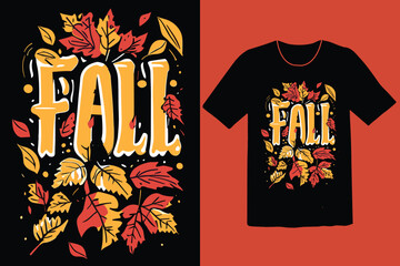 Fall Season T Shirt Design