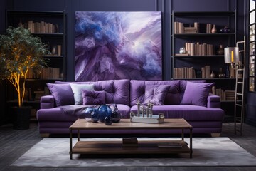 Interior Design: Ultra Violet Themed Room or Furniture.