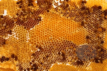 bees on honeycomb - Powered by Adobe