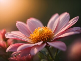 Obraz premium close up of a pink flower