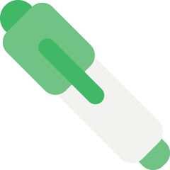 ball point color outline icon design style