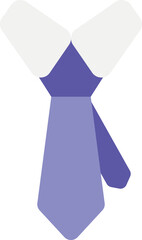 neck tie color outline icon design style