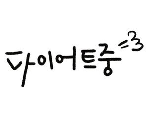 다이어트중