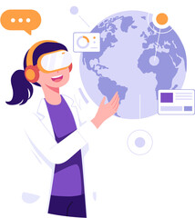 Metaverse Character Illustration