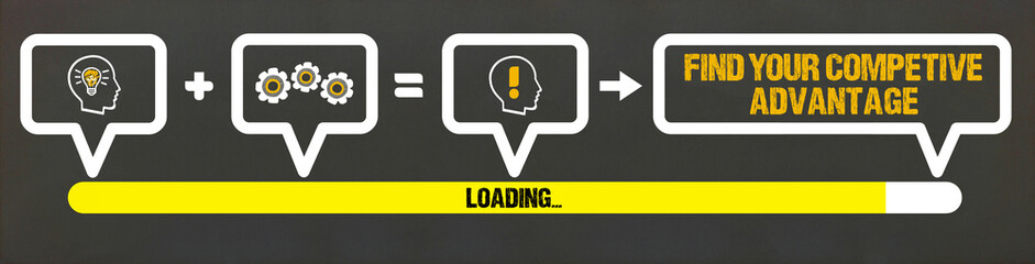 Fototapeta premium Find Your Competitive Advantage 
