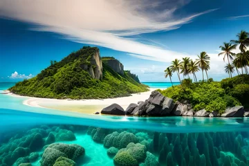 Foto auf Acrylglas tropical island © kashif