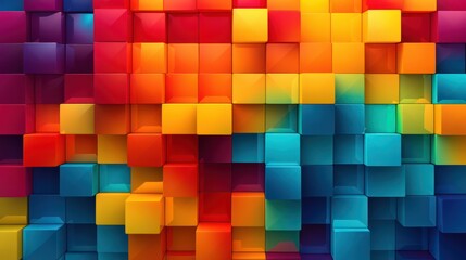 Abstract colorful swuare background