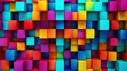 Abstract colorful swuare background