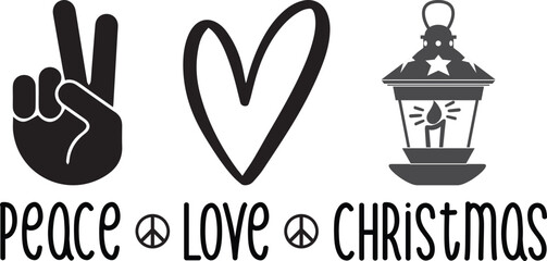 Peace Love SVG T-Shirt Design
