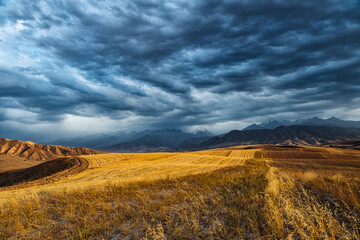 landscape in the mountains