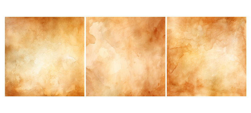 abstract light brown watercolor background illustration texture paint, artistic creative, brushstroke flowing abstract light brown watercolor background