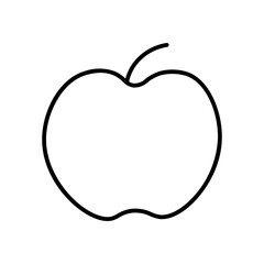 apple line icon