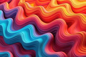 Fototapeta premium abstract background with waves