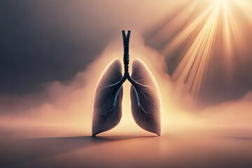 human anatomy, lungs  Generated AI