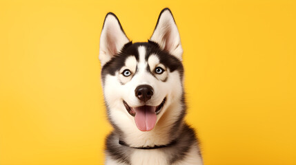 Fototapeta premium siberian husky dog