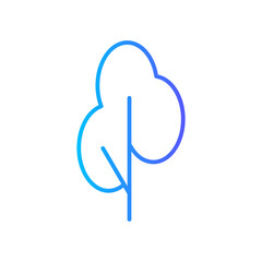 tree gradient icon