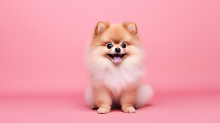 Obraz premium pomeranian dog portrait