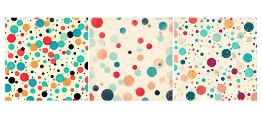 Fototapeta na wymiar retro polka dot texture background illustration vintage design, colorful retro, vintage design retro polka dot texture background