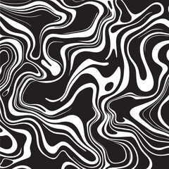 Abstract wave texture, black and white abstract texture, Vector Illustration, SVG