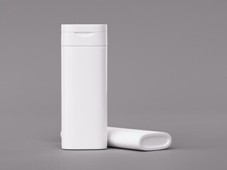 Rectangular Shampoo Bottle with Flip-Top Cap Product Photo Elegance